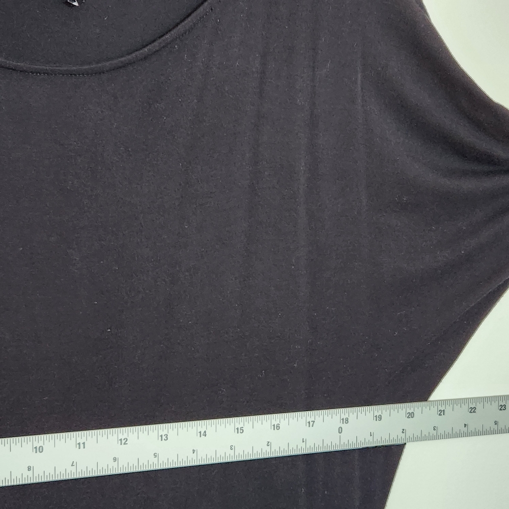 Boston Proper Black Knit Dolman Sleeve Dress Size Small - Picture 9 of 10
